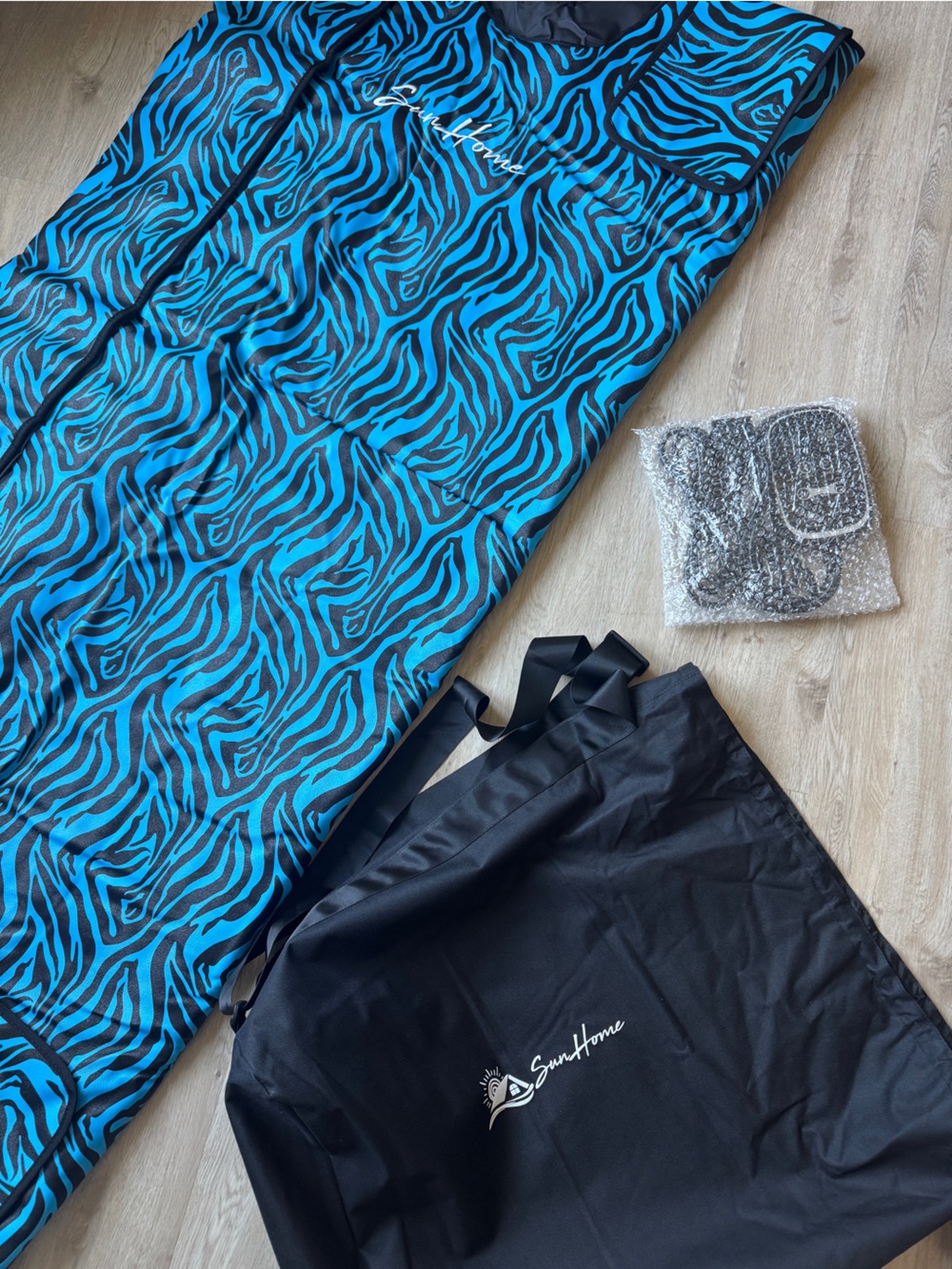 Sun Home Infrared Sauna Blanket (Zebra Print) – New, Never Used